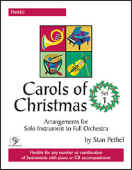 Carols of Christmas #1 Flute Book, Flexible Ensemble, opt. Solo cover